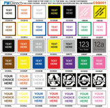 TS258 Ladies Toilet Black On White