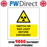 HA312 Switch On Red Light Before Exposure
