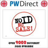 SE179 No ID No Sale