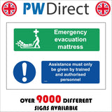 FS439 Emergency Evacuation Mattress Assistance Trained Personnel