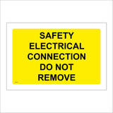 WT417 Safety Electrical Connection Do Not Remove