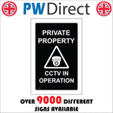 CT138 Private Property CCTV In Operation