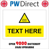 CC010J Text Words Choice Logo Symbol Image Yellow Triangle