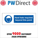 MB035 Hard Hats Required Beyond This Point