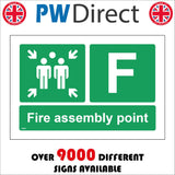 FS595 Fire Assembly Point F