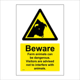 WT470 Beware Farm Animals Can Be Dangerous