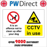 CT101 An Offence Not To Clean Up After Your Dog CCTV In Use