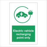 TR834 Electric Vehicle Recharging Point Only