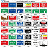 TR913 All Visitors Must Report To Farm Office