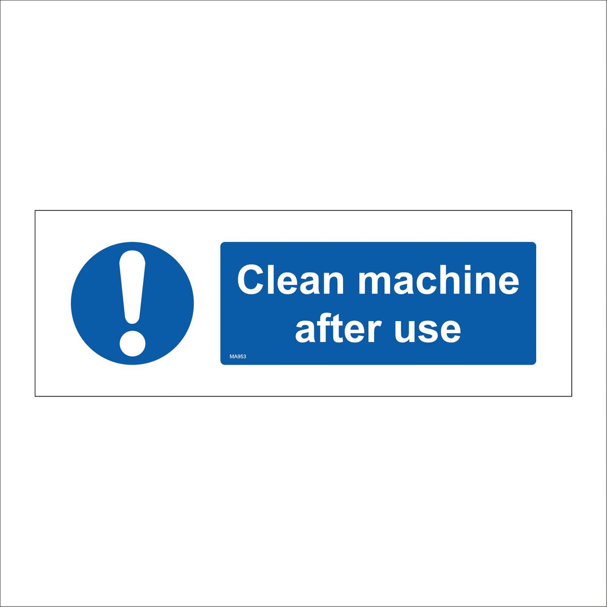 Clean Machine After Use – PWDirect