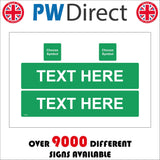 CC615 Unique Distinct Words Text Own Logo Green