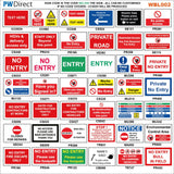 MU376 Danger Fragile Roof Strictly No Access