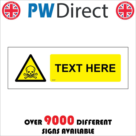 HA357 Skull Crossbones Made To Order Custom Personalise