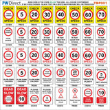 TR961 Cattle Crossing Sign