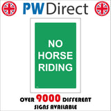 TR926 No Horse Riding