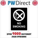 NS136 No Smoking Prohibited Banned Law Unauthorised