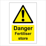 WT485 Danger Fertiliser Store