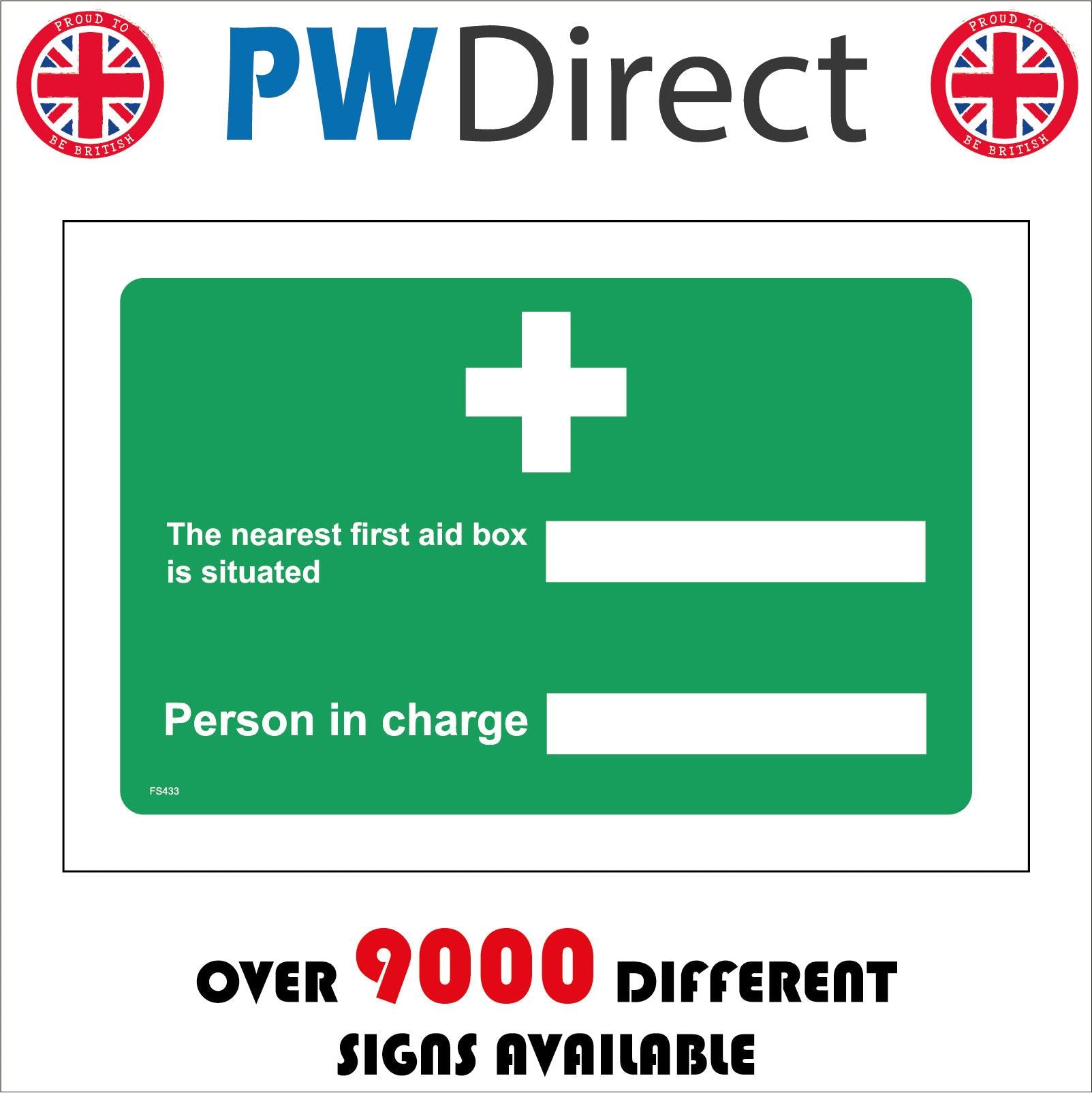 Nearest First Aid Box Nearest First Aid Box Situated Person In Charge – PWDirect