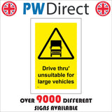 TR812 Drive Thru Unsuitable For Large Vehicles