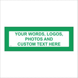 CC301C Green Words Text Pics Photos Logo Image Design Decorate