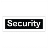 SE184 Security Sign