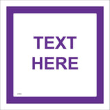 CC201G Text Words Choice Create Custom Personalise Purple