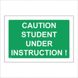 TR945 Caution Student Under Instruction