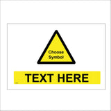 CC009J Text Words Choice Logo Symbol Image Yellow Triangle