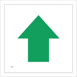 WM068C North Straight Ahead Arrow Green Walk Ramble Hike Guide