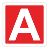 FI349 Letter A Alphabet Listing Shelving