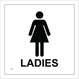 TS258 Ladies Toilet Black On White