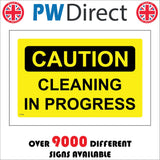 TS146 Caution Cleaning In Progress