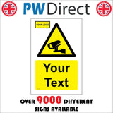 CT117 CCTV Your Text Logo Made To Order Custom