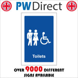 TS117 Toilets Male Female Disabled Bursting Urgent Accessible