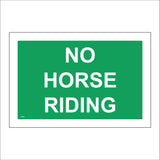 TR954 No Horse Riding