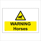 WT502 Warning Horses