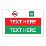 CC614 Text Symbol Unique Own Red Green