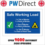 MU340 Safe Working Load 1 Tub Mortar Bricks Blocks Roof Tiles