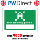 FS587 Your Assembly Point Is Your Details White Box