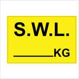 CS669 Safe Working Load SWL Load Limit KG Made To Order Custom