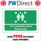 FS503 Fire Assembly Point Warehouse