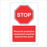 PR566 Stop Personal Protective Equipment Required Beyond Point