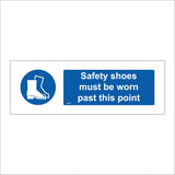 MB027 Safety Shoes Must Be Worn Past This Point