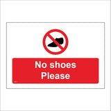 PR615 No Shoes Please