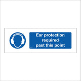 MB017 Ear Protection Required Past This Point