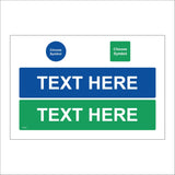 CC610 Text Words Green Blue Symbol