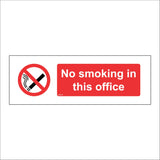 NS149 No Smoking In This Office