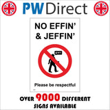 GG323 No Effin Jeffin Please Be Respectful People Workplace