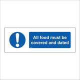 MA916 All Food Must Be Covered And Dated