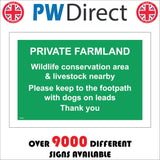 TR922 Private Farmland Wildlife Conservation Area Livestock
